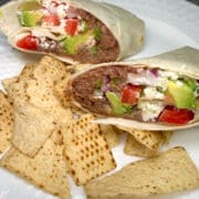 black bean burritos