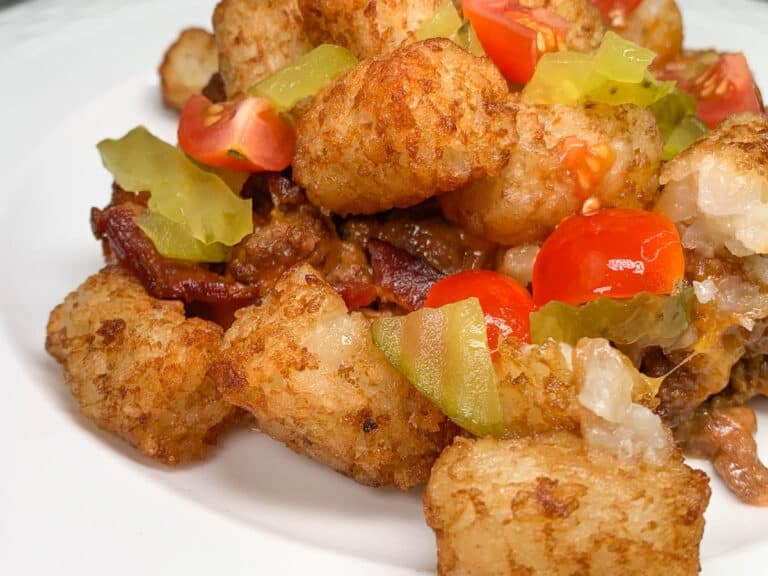 Bacon Cheeseburger Tater Tot Bake