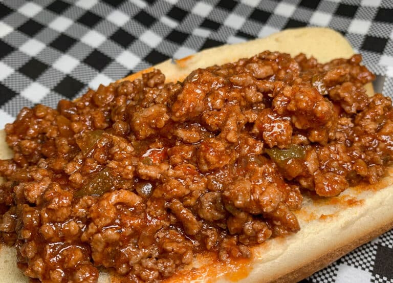 chili sauce on hot dog