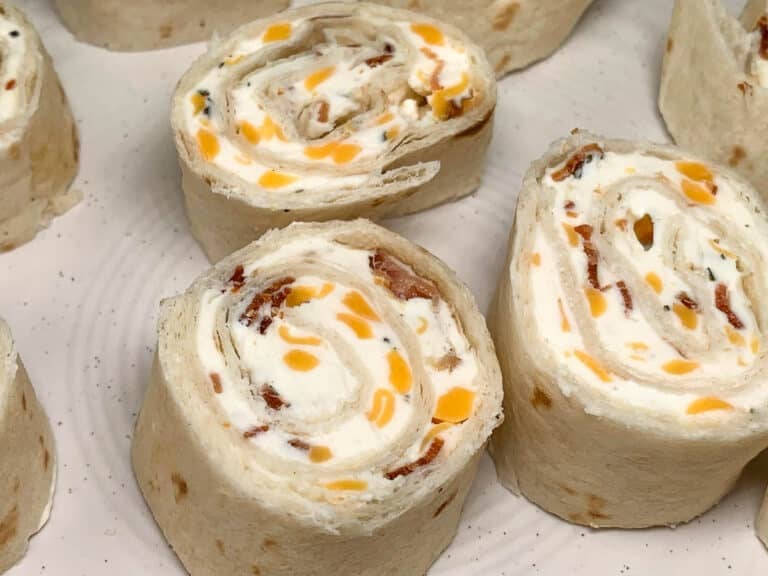 cheddar bacon pinwheels