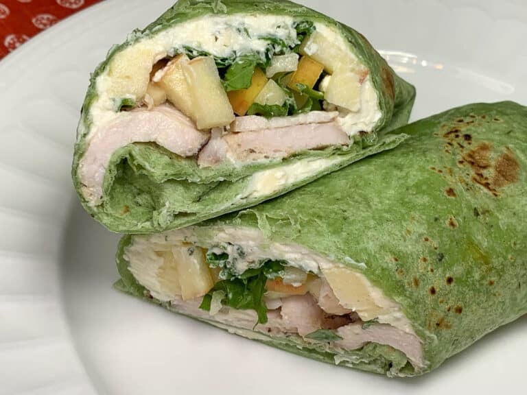 Turkey Apple and Blue Cheese Wrap