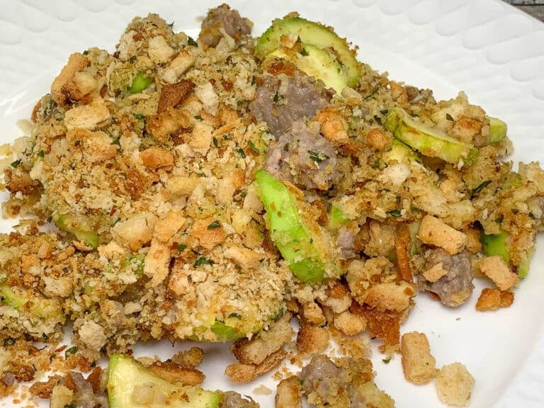 Zucchini Sausage Casserole