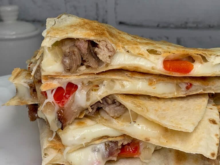 pulled pork quesadilla