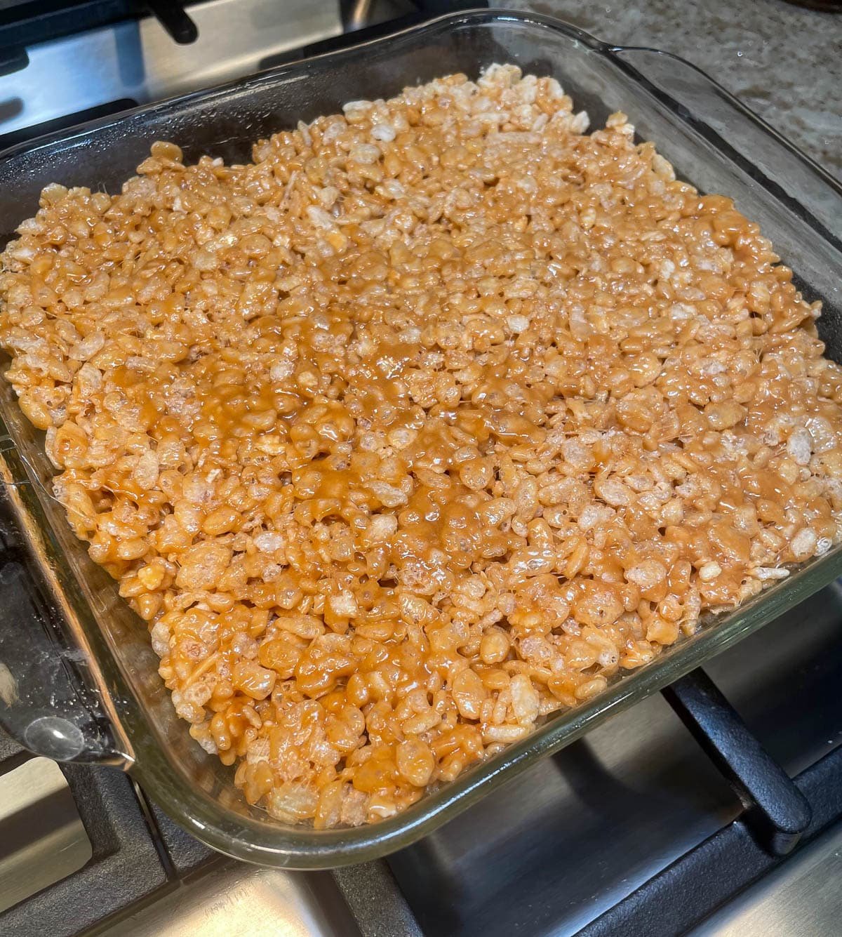 cookie butter rice krispie treats