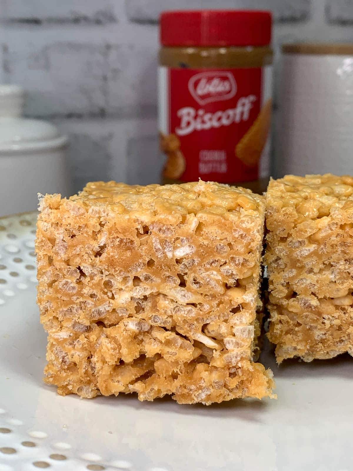 cookie butter rice krispie treats