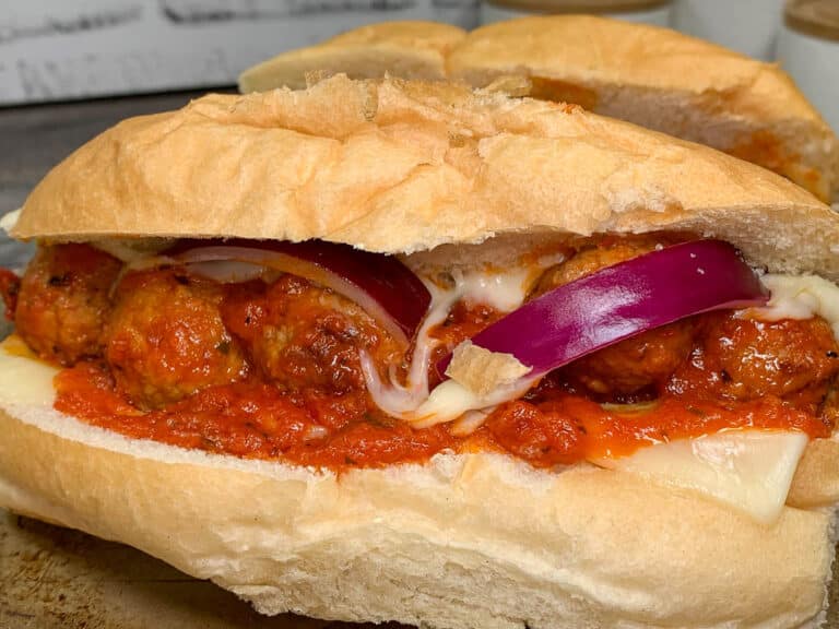 spicy meatball sub