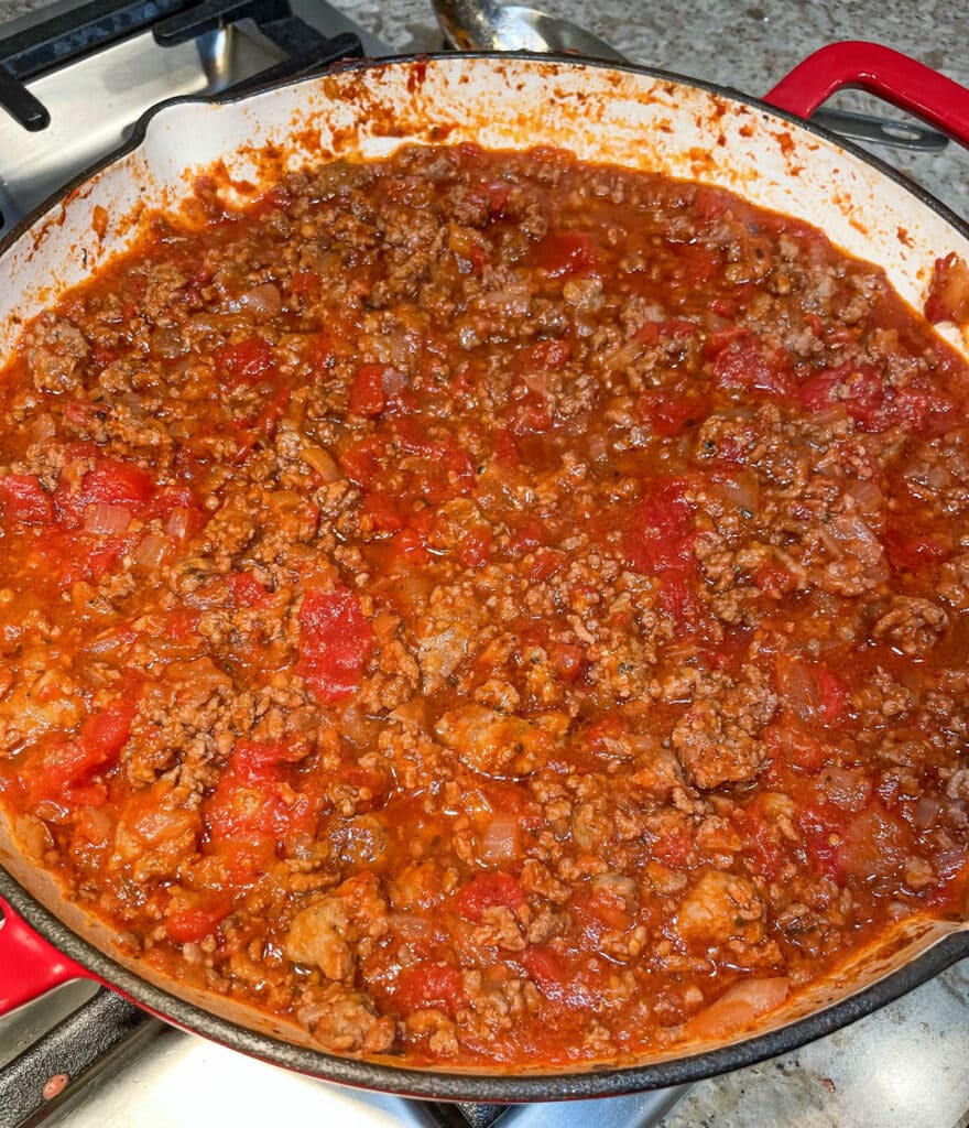 meat mixture for lasagna