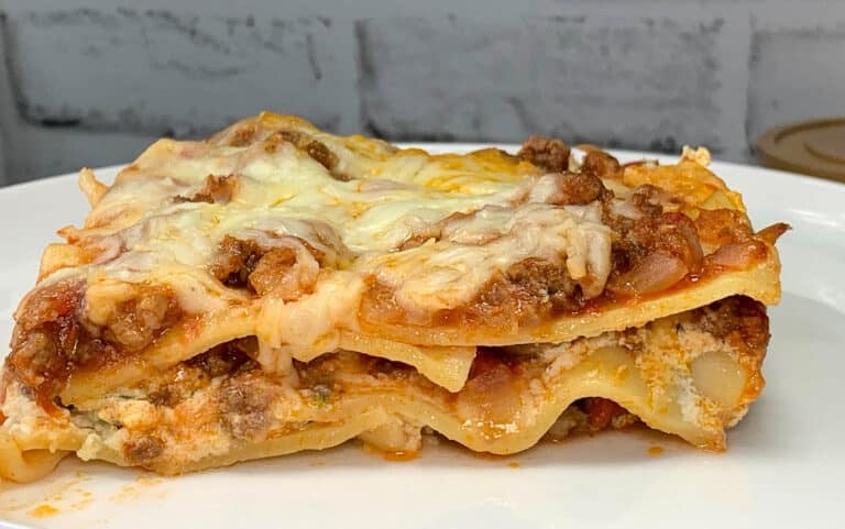 beef sausage lasagna
