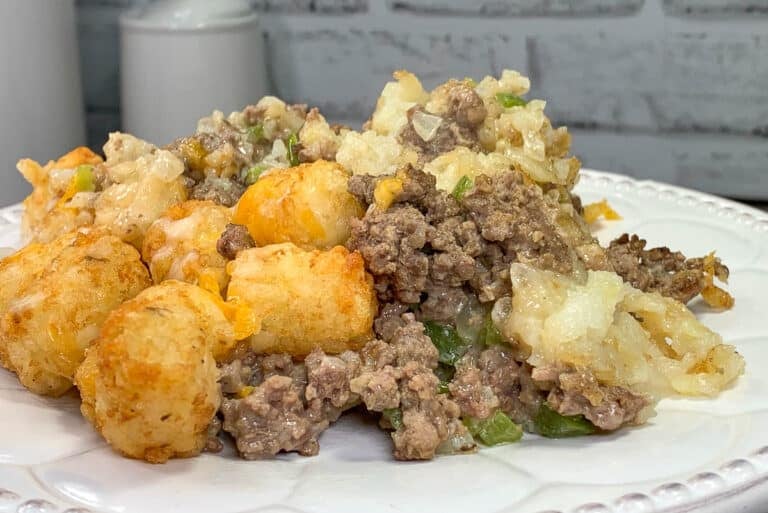 beef and tots casserole