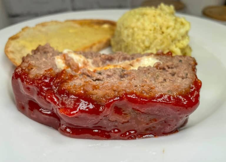 mozzarella stuffed meatloaf