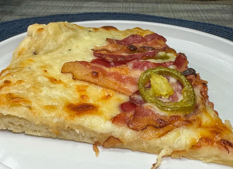 slice of bacon and jalapeno pizza