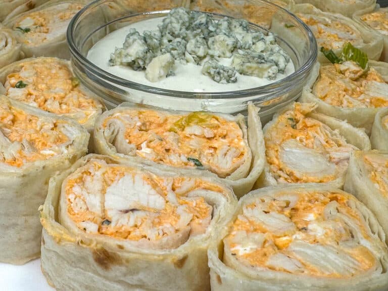 buffalo chicken pinwheels