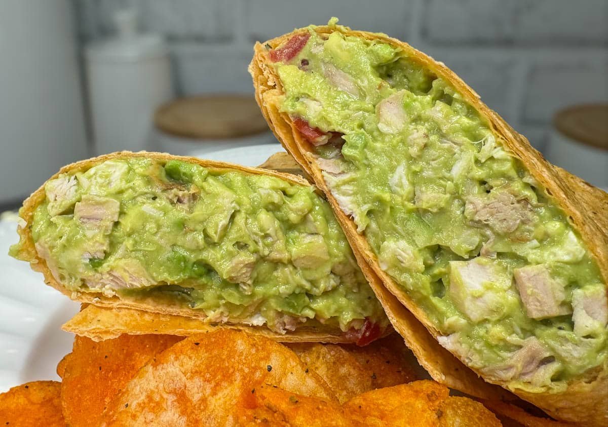 chicken avocado mayo wrap