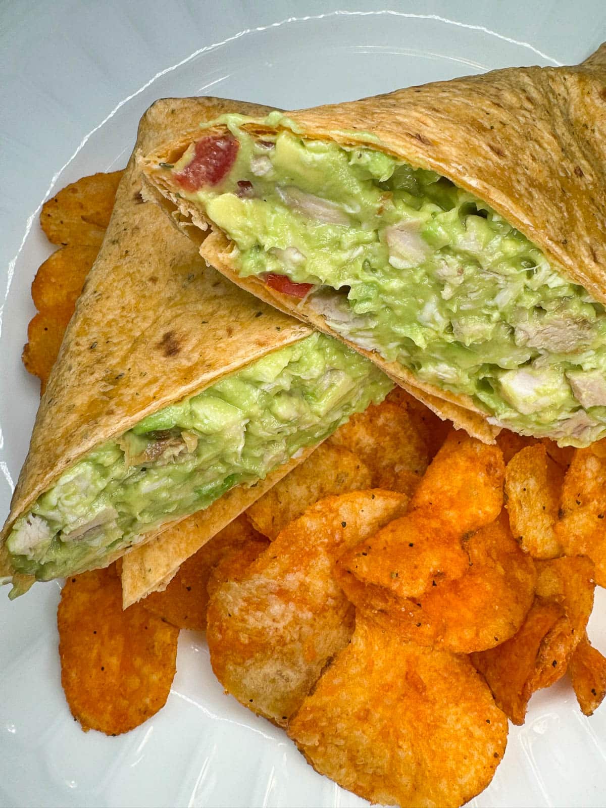 chicken avocado mayo wrap