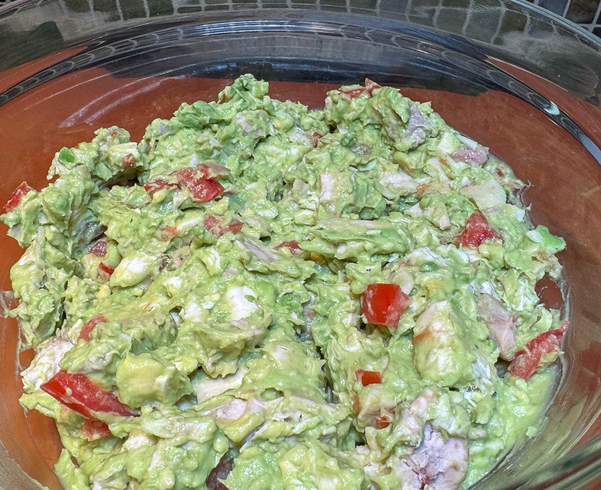 chicken avocado mixture