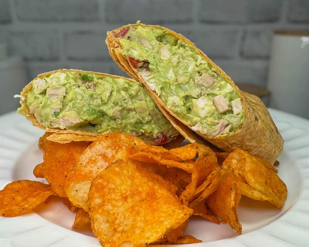 chicken avocado wrao