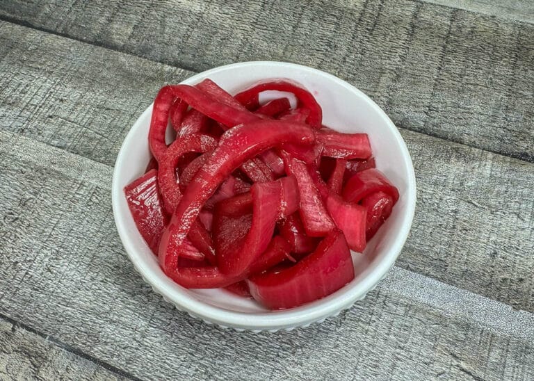 sous vide pickled red onions