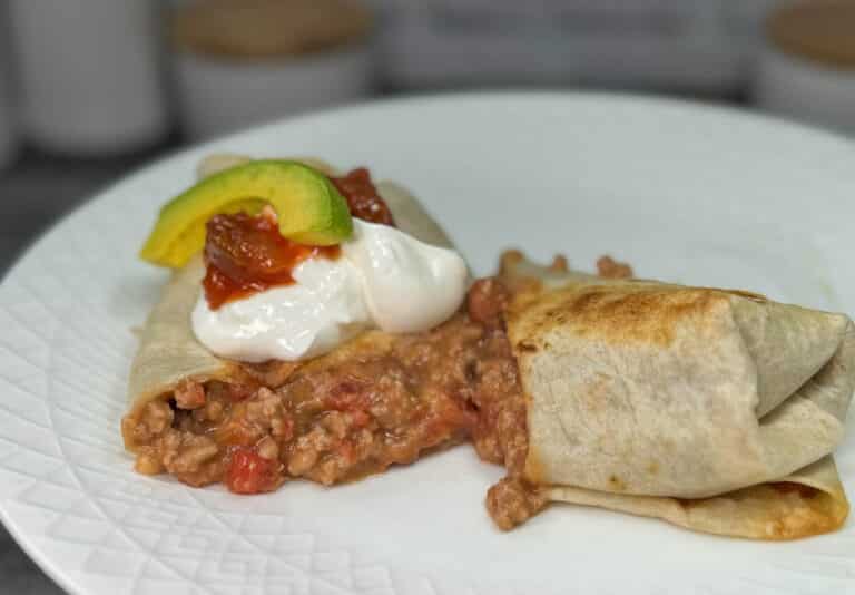 baked turkey chimichangas