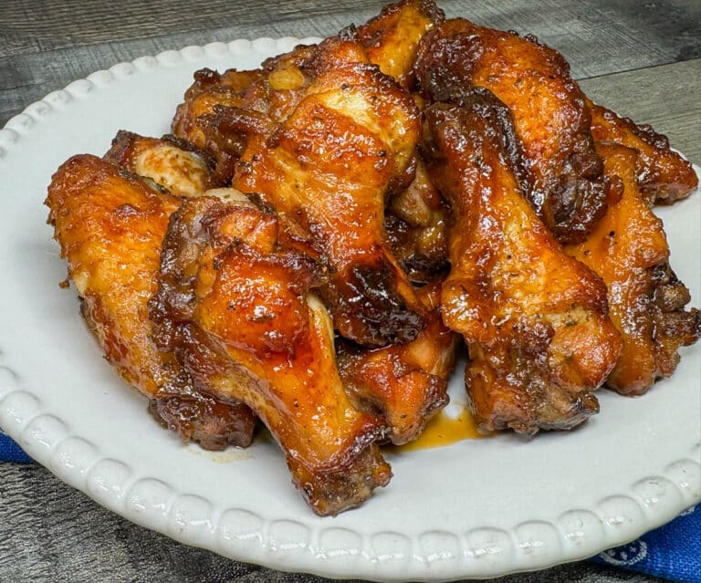 molasses glazed chicken wings