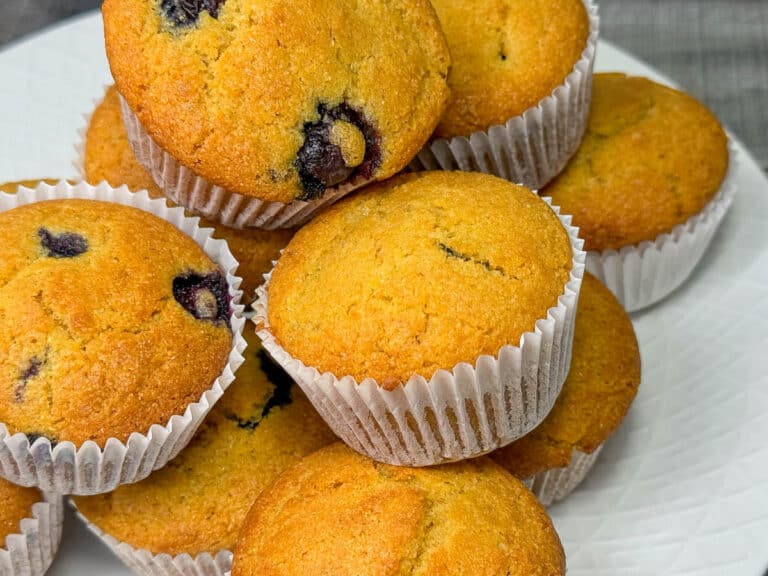 Elvis Blueberry Corn Muffins