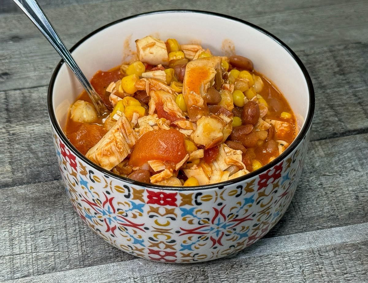 chicken hominy stew