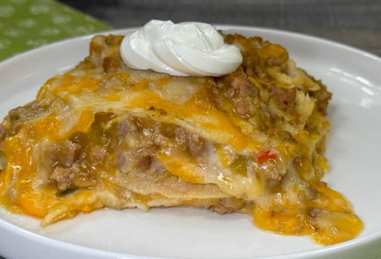 green chili enchilada casserole