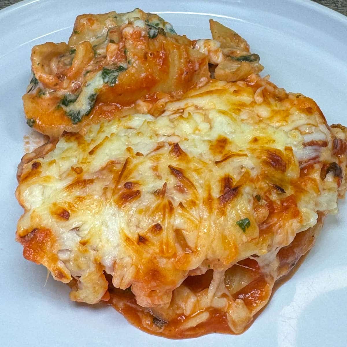 Stuffed Pasta Shells with Ricotta & Spinach
