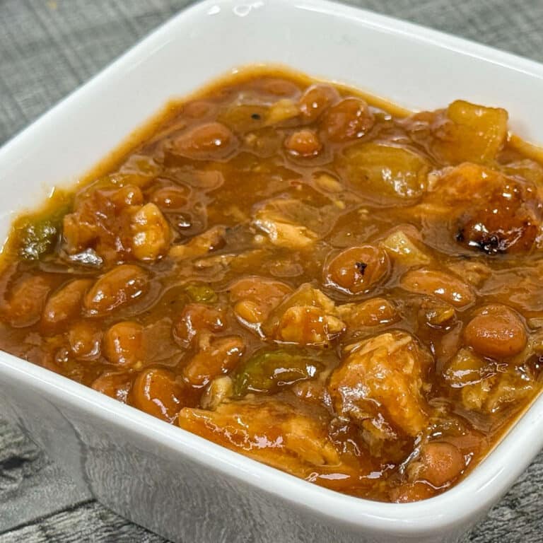 pulled pork baked beans