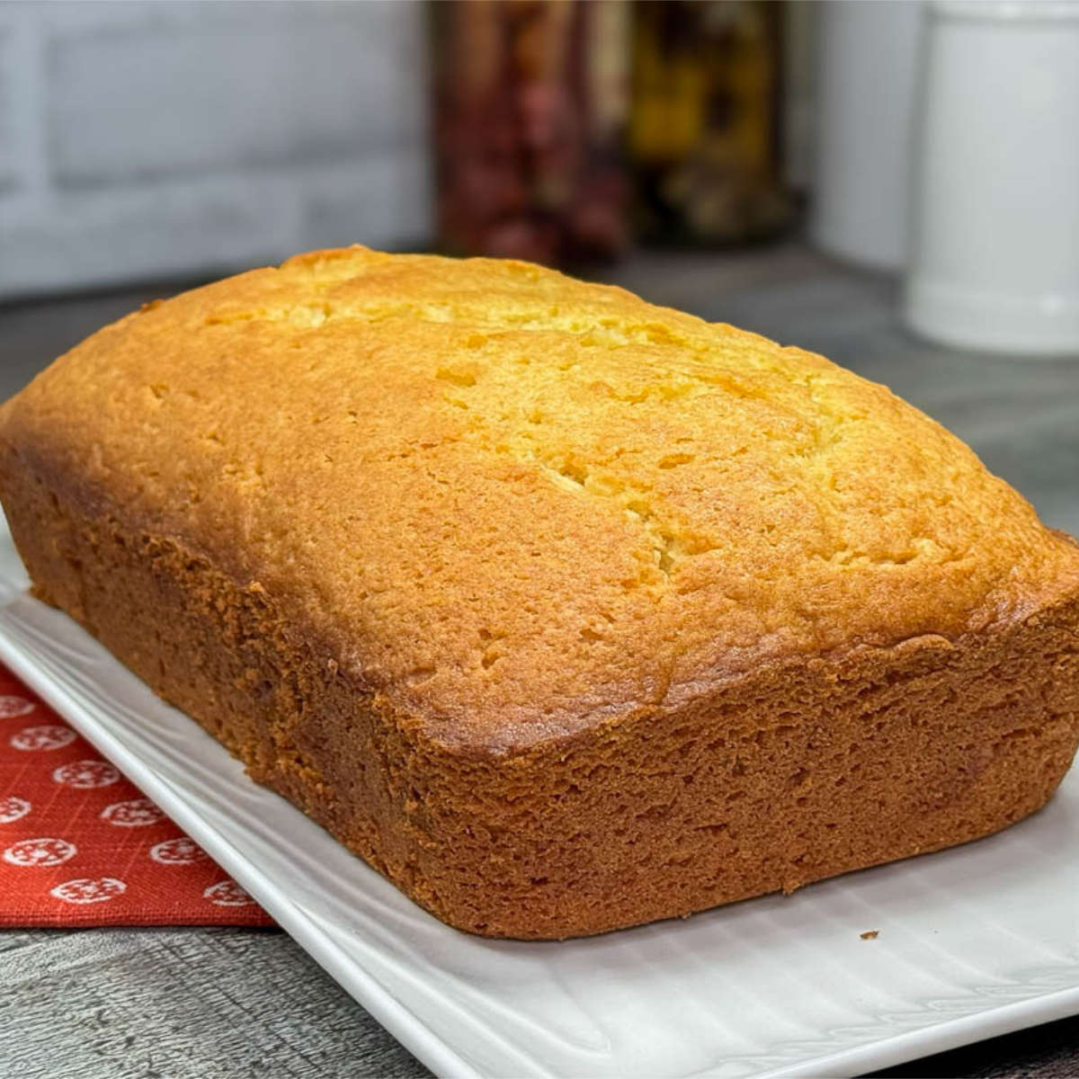 Orange Loaf with Glaze